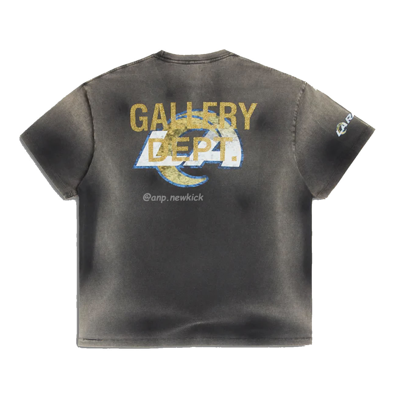 Gallery Dept X La Rams Tee Co Branded Letter Sun Faded Black Brown (2) - www.kitistry.com Gallery Dept X La Rams Tee Co Branded Letter Sun Faded Black Brown (2) - www.kitistry.com