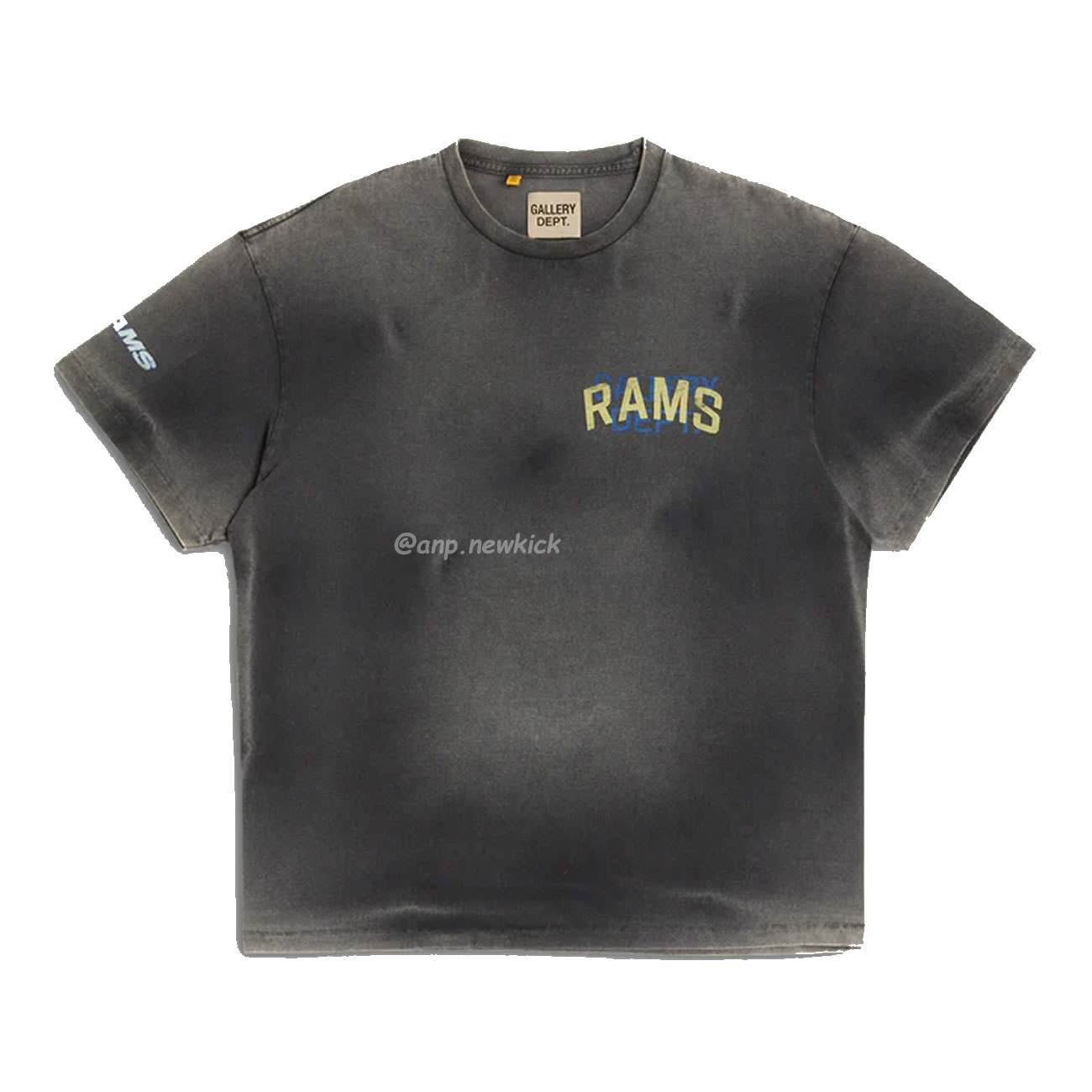Gallery Dept X La Rams Tee Co Branded Letter Sun Faded Black Brown (3) - www.kitistry.com Gallery Dept X La Rams Tee Co Branded Letter Sun Faded Black Brown (3) - www.kitistry.com