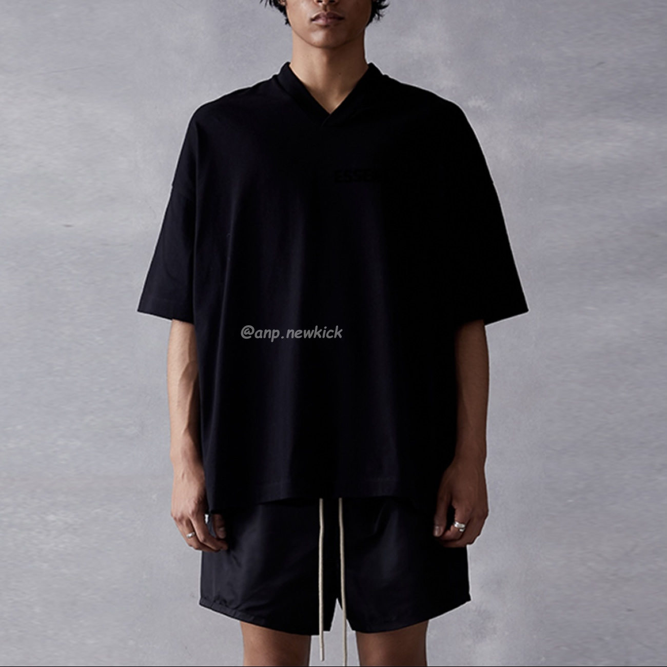 Fear Of God Essentials Logo Printed V Neck T Shirt (3) - www.kitistry.com Fear Of God Essentials Logo Printed V Neck T Shirt (3) - www.kitistry.com