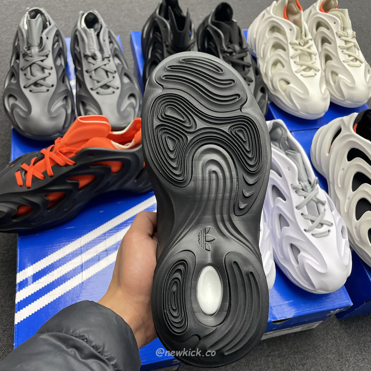 Adidas Adifom Q Wonder White Core Black Orange Grey (2) - www.kitistry.com