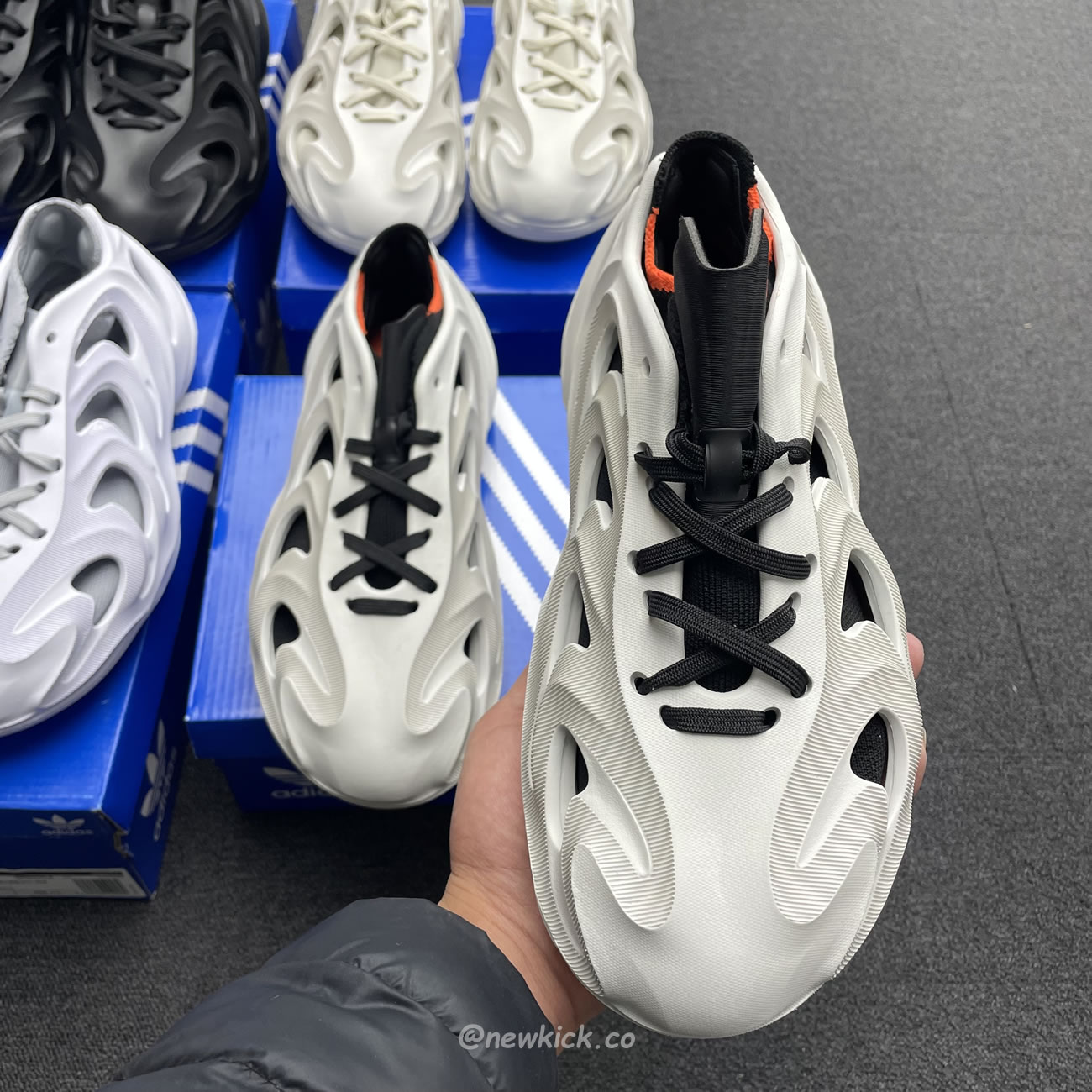 Adidas Adifom Q Wonder White Core Black Orange Grey (7) - www.kitistry.com
