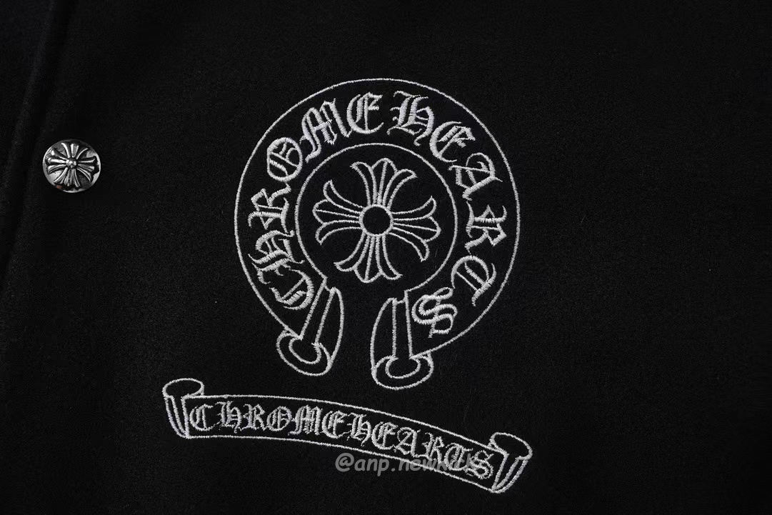 Chrome Hearts Patchwork Baseball Jacket Black White (5) - www.kitistry.com Chrome Hearts Patchwork Baseball Jacket Black White (5) - www.kitistry.com