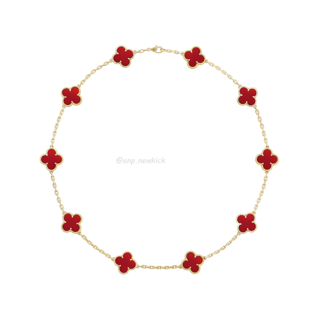 Van Cleef Arpels Vintage Alhambra 10 Four Leaf Lucky Totem Necklaces (1) - www.kitistry.com Van Cleef Arpels Vintage Alhambra 10 Four Leaf Lucky Totem Necklaces (1) - www.kitistry.com