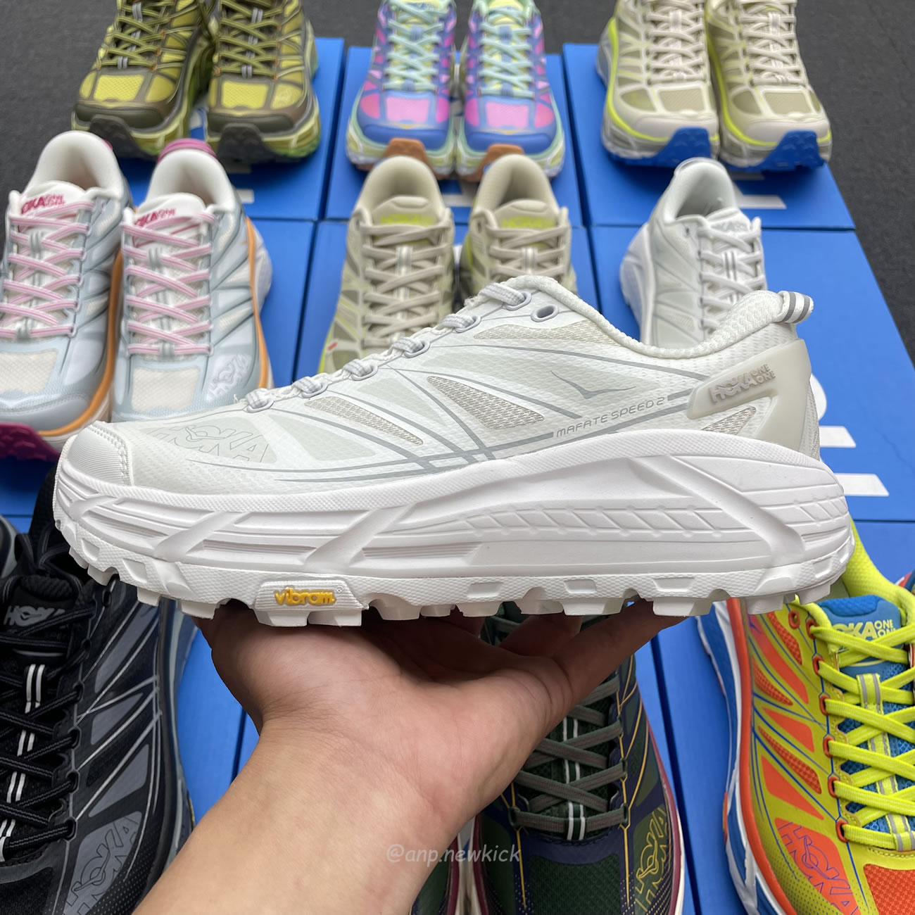 Hoka One One Mafate Speed 2 Black Castlerock 1126851 Bcstl (10) - www.kitistry.com