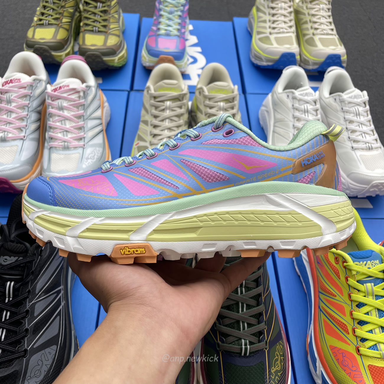 Hoka One One Mafate Speed 2 Black Castlerock 1126851 Bcstl (14) - www.kitistry.com