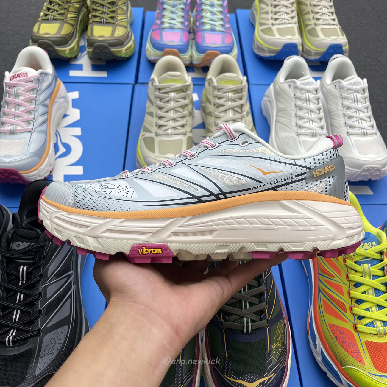 Hoka One One Mafate Speed 2 Black Castlerock 1126851 Bcstl (18) - www.kitistry.com