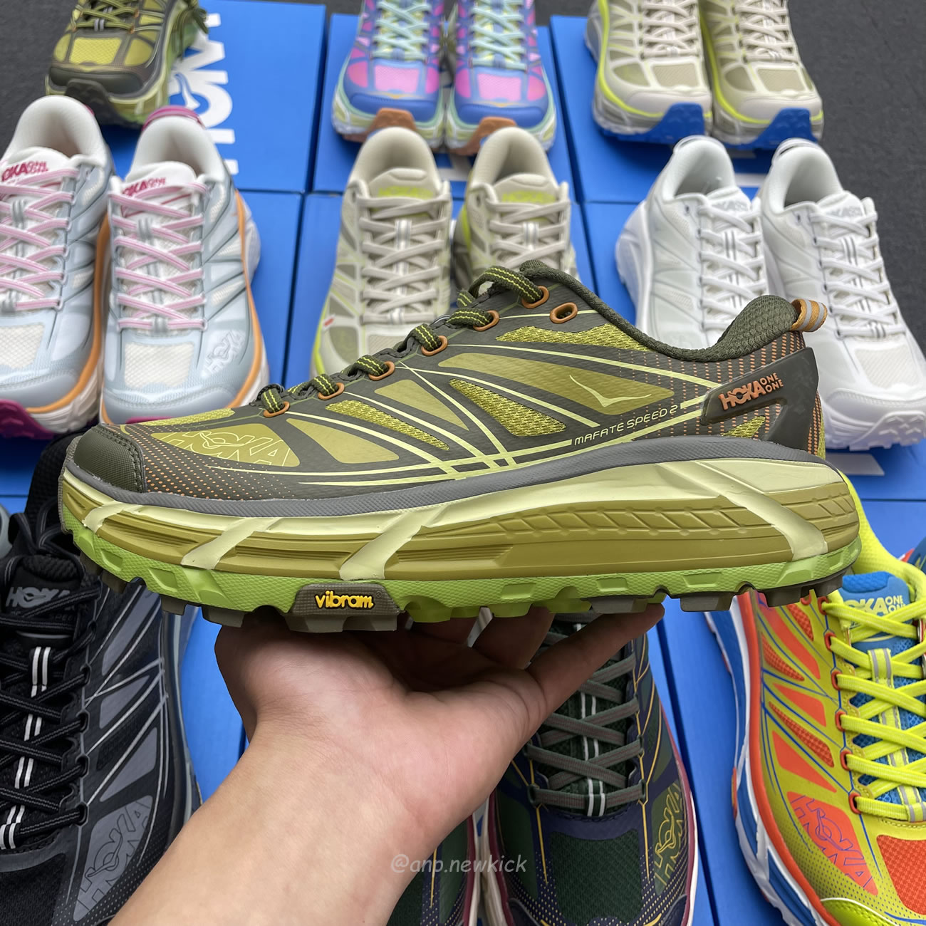 Hoka One One Mafate Speed 2 Black Castlerock 1126851 Bcstl (22) - www.kitistry.com