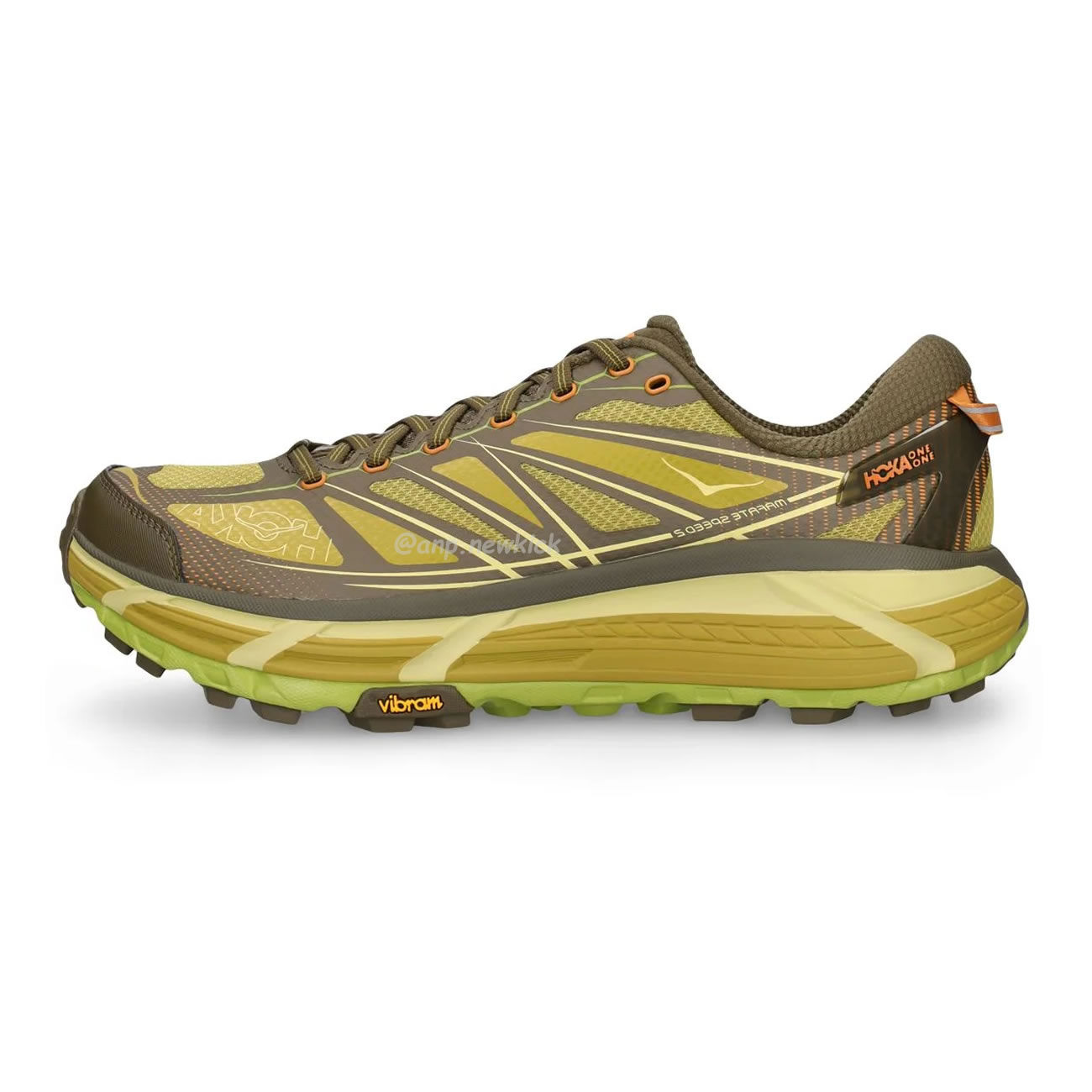 Hoka One One Mafate Speed 2 Black Castlerock 1126851 Bcstl (24) - www.kitistry.com