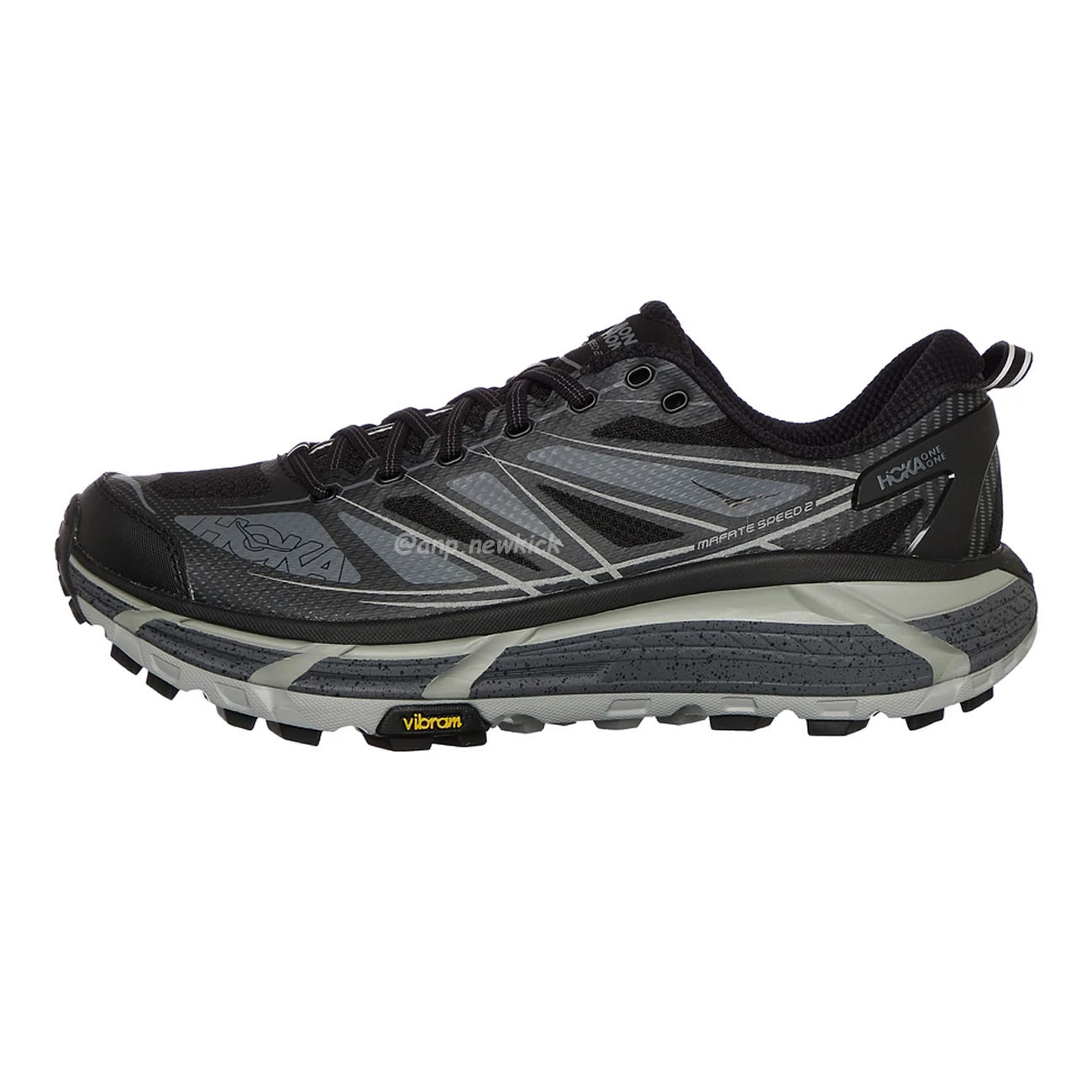 Hoka One One Mafate Speed 2 Black Castlerock 1126851 Bcstl (8) - www.kitistry.com