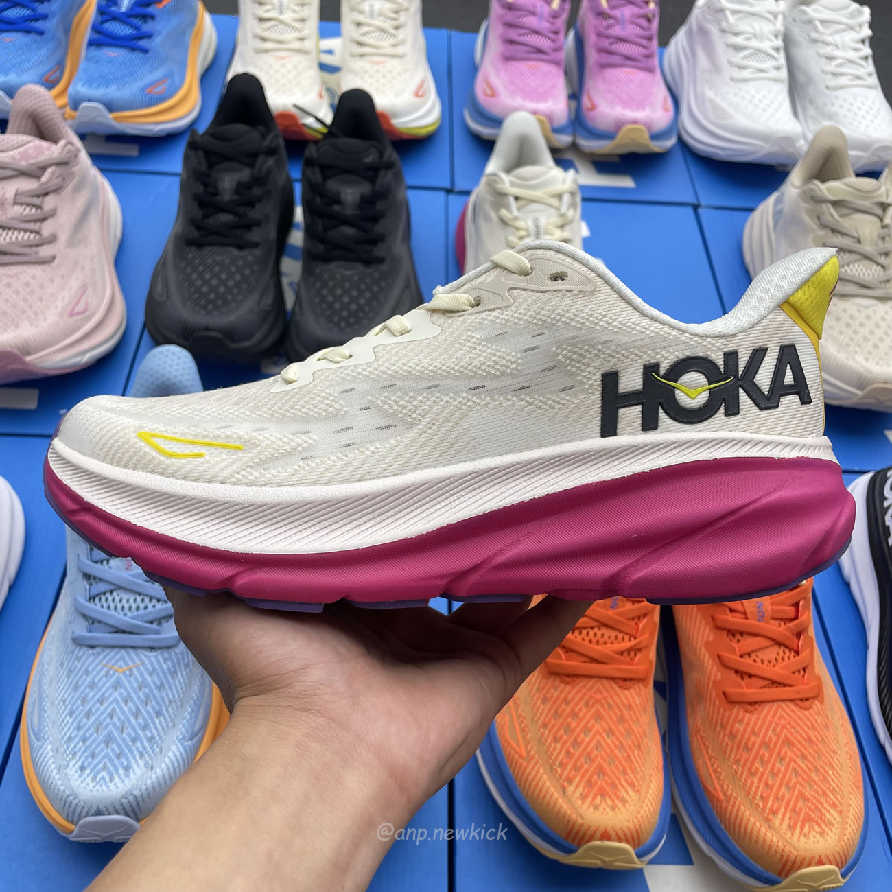 Hoka One One Clifton 9 White 1127895 Wwh (4) - www.kitistry.com