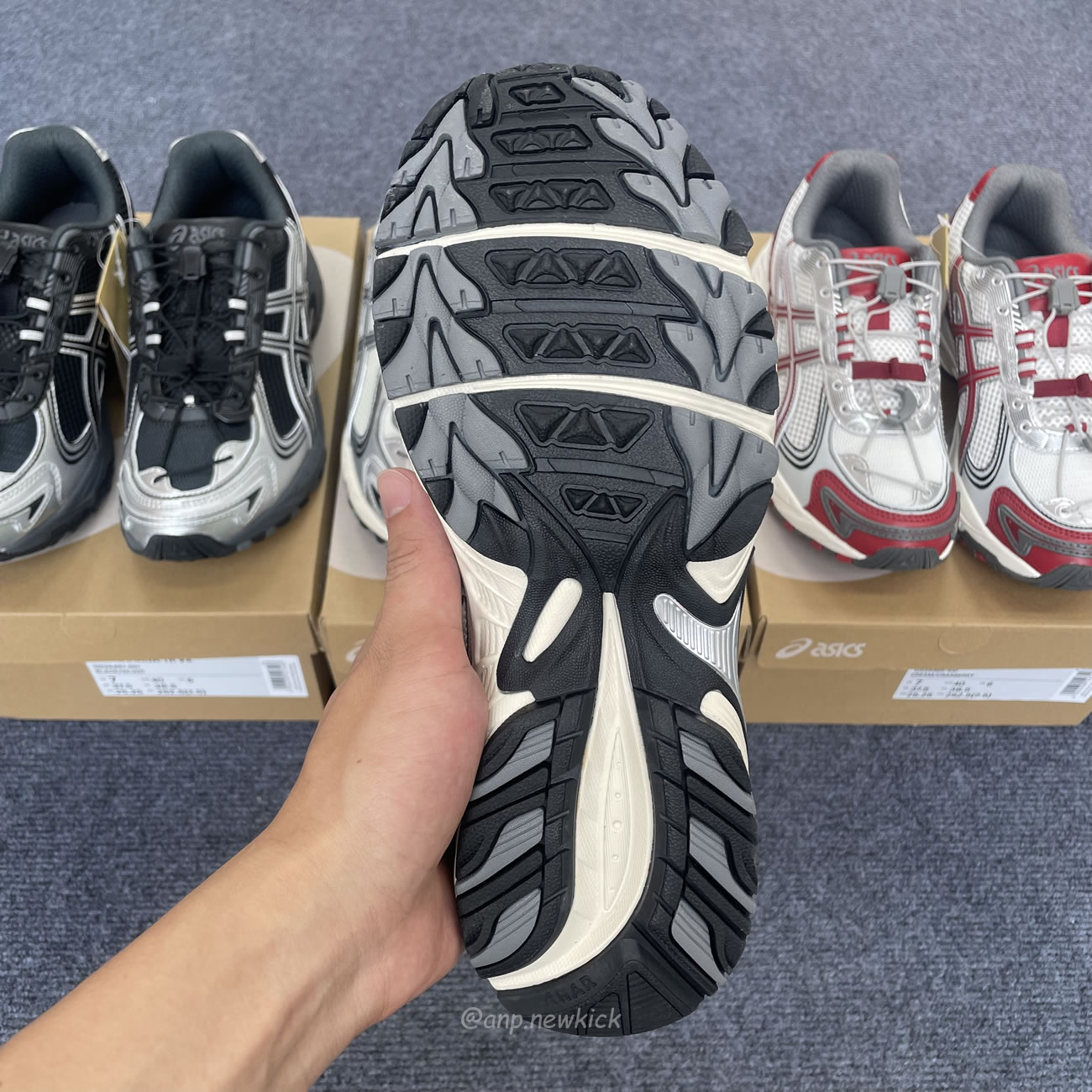 Asics Gel Kahana Tr V4 Carbon Black Silver White Cream Cranberry (5) - www.kitistry.com Asics Gel Kahana Tr V4 Carbon Black Silver White Cream Cranberry (5) - www.kitistry.com