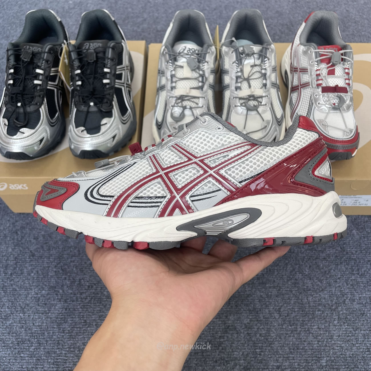 Asics Gel Kahana Tr V4 Carbon Black Silver White Cream Cranberry (8) - www.kitistry.com Asics Gel Kahana Tr V4 Carbon Black Silver White Cream Cranberry (8) - www.kitistry.com