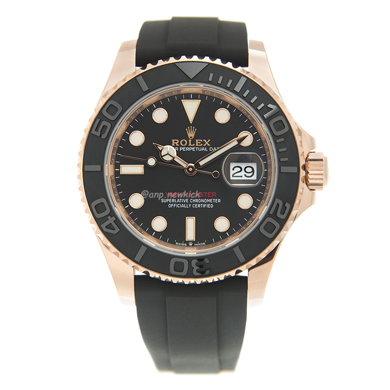 Rolex Rolex Yacht Master Rose Gold Yacht Mellow Black 126655 0002 (1) - www.kitistry.com
