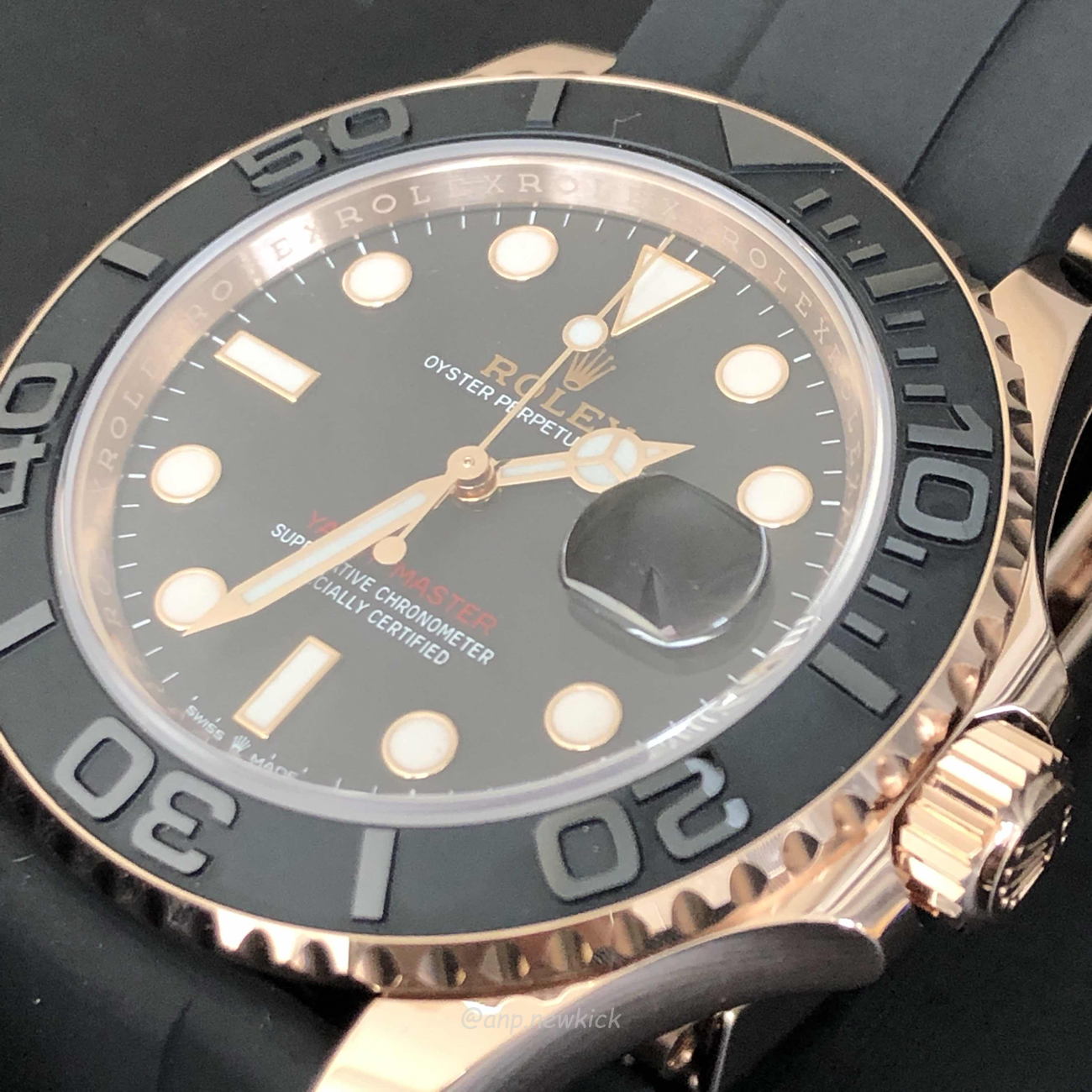 Rolex Rolex Yacht Master Rose Gold Yacht Mellow Black 126655 0002 (6) - www.kitistry.com