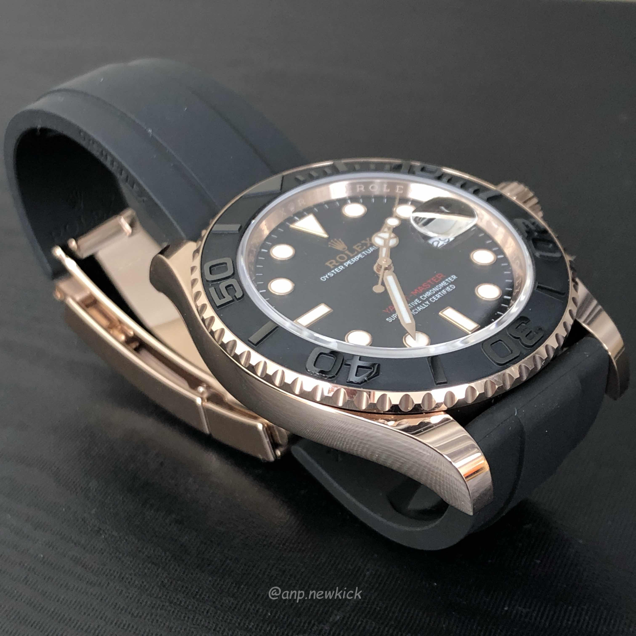 Rolex Rolex Yacht Master Rose Gold Yacht Mellow Black 126655 0002 (8) - www.kitistry.com