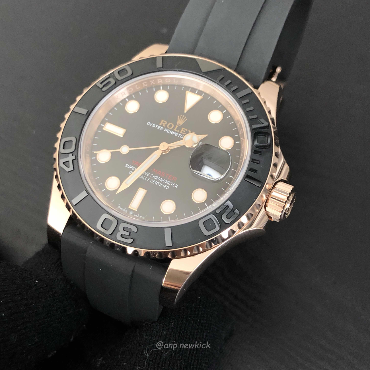 Rolex Rolex Yacht Master Rose Gold Yacht Mellow Black 126655 0002 (9) - www.kitistry.com