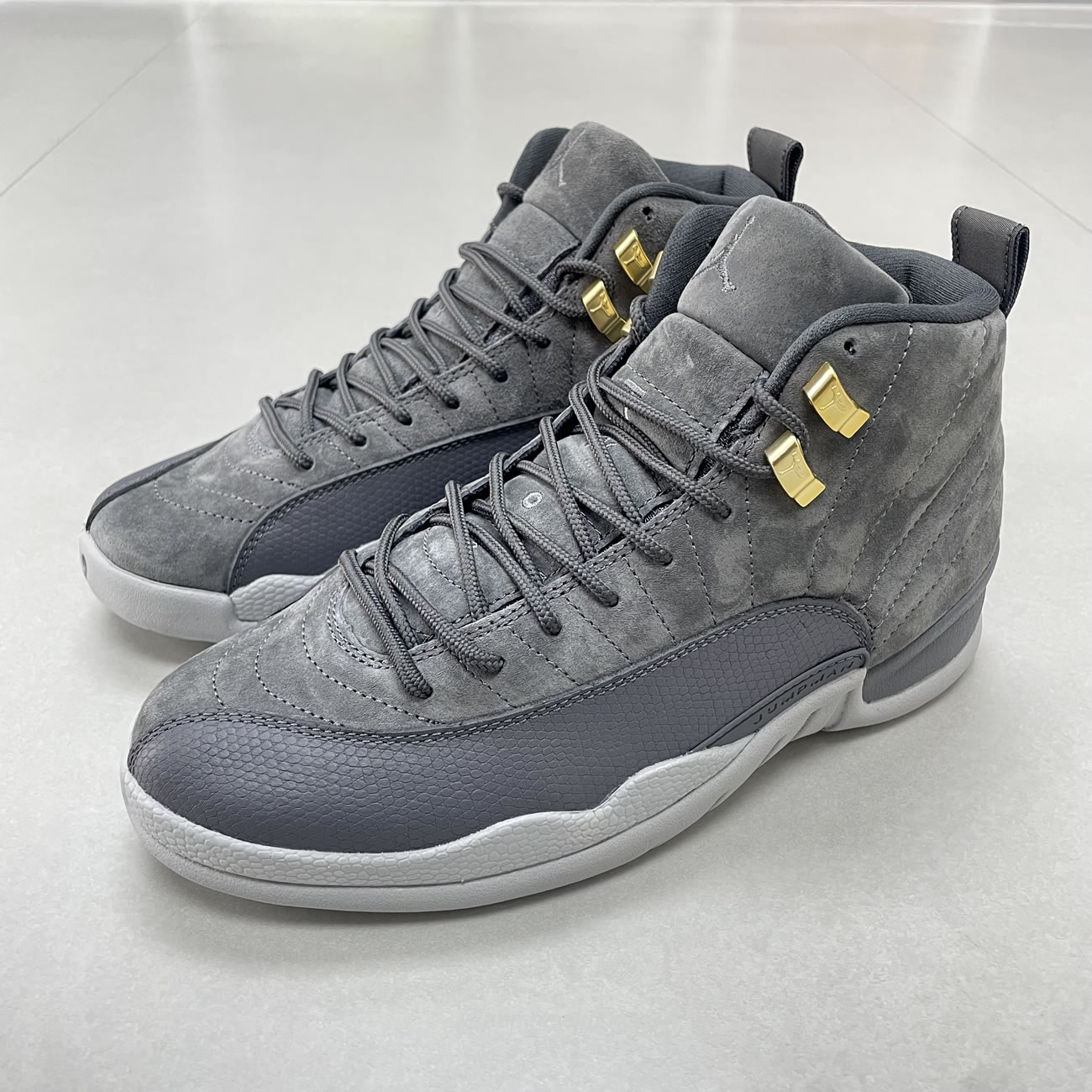 Air Jordan 12 Retro Dark Grey 130690 005 (2) - www.kitistry.com