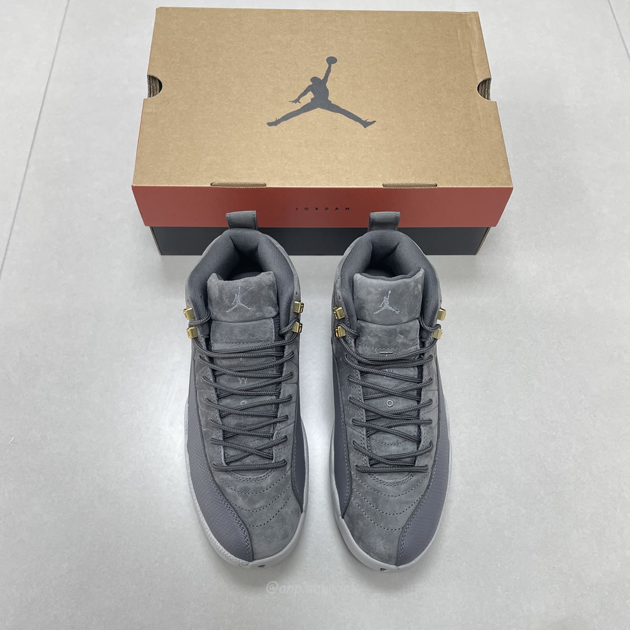 Air Jordan 12 Retro Dark Grey 130690 005 (8) - www.kitistry.com