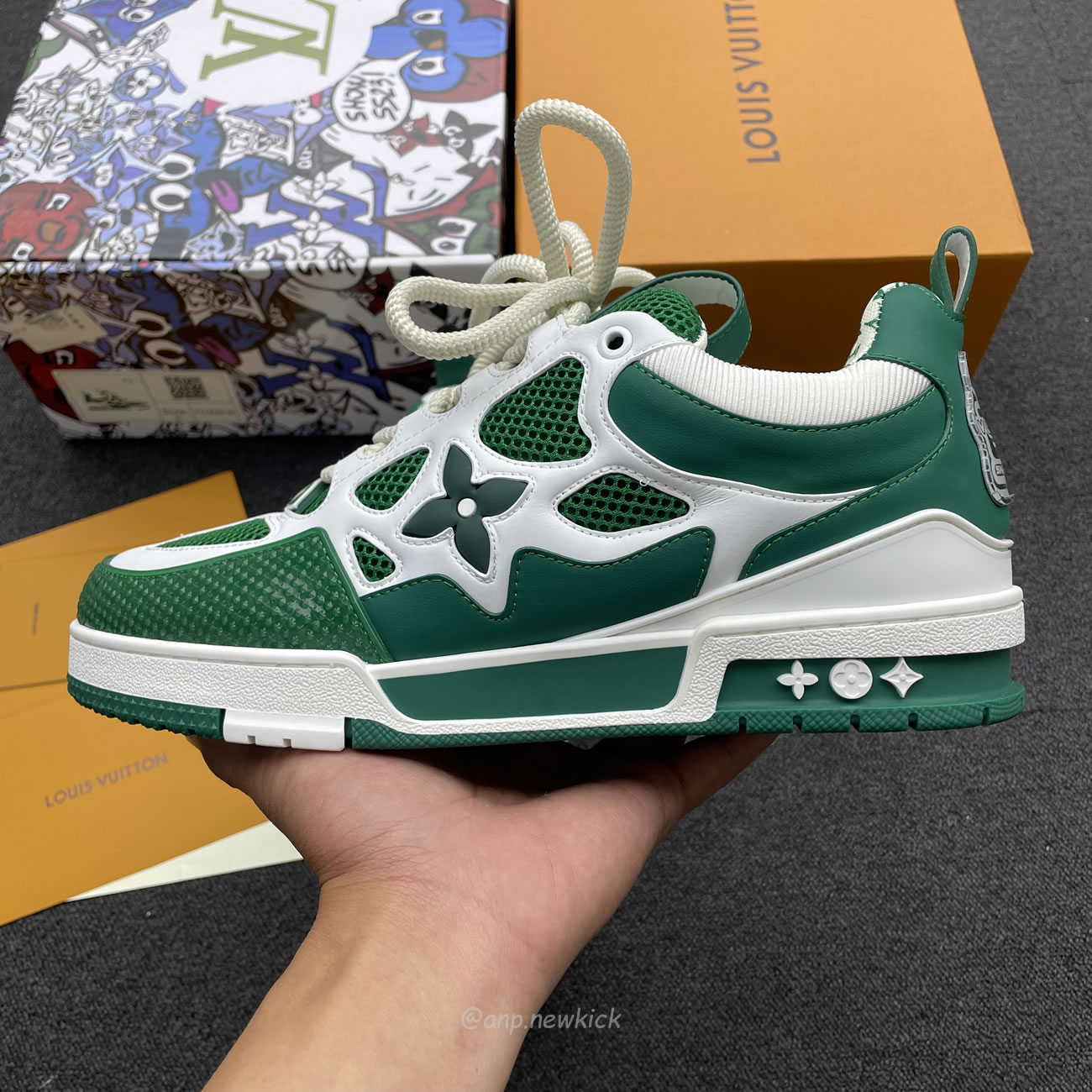 Louis Vuitton Lv Skate Sneaker Green White 1ac520 (2) - www.kitistry.com Louis Vuitton Lv Skate Sneaker Green White 1ac520 (2) - www.kitistry.com