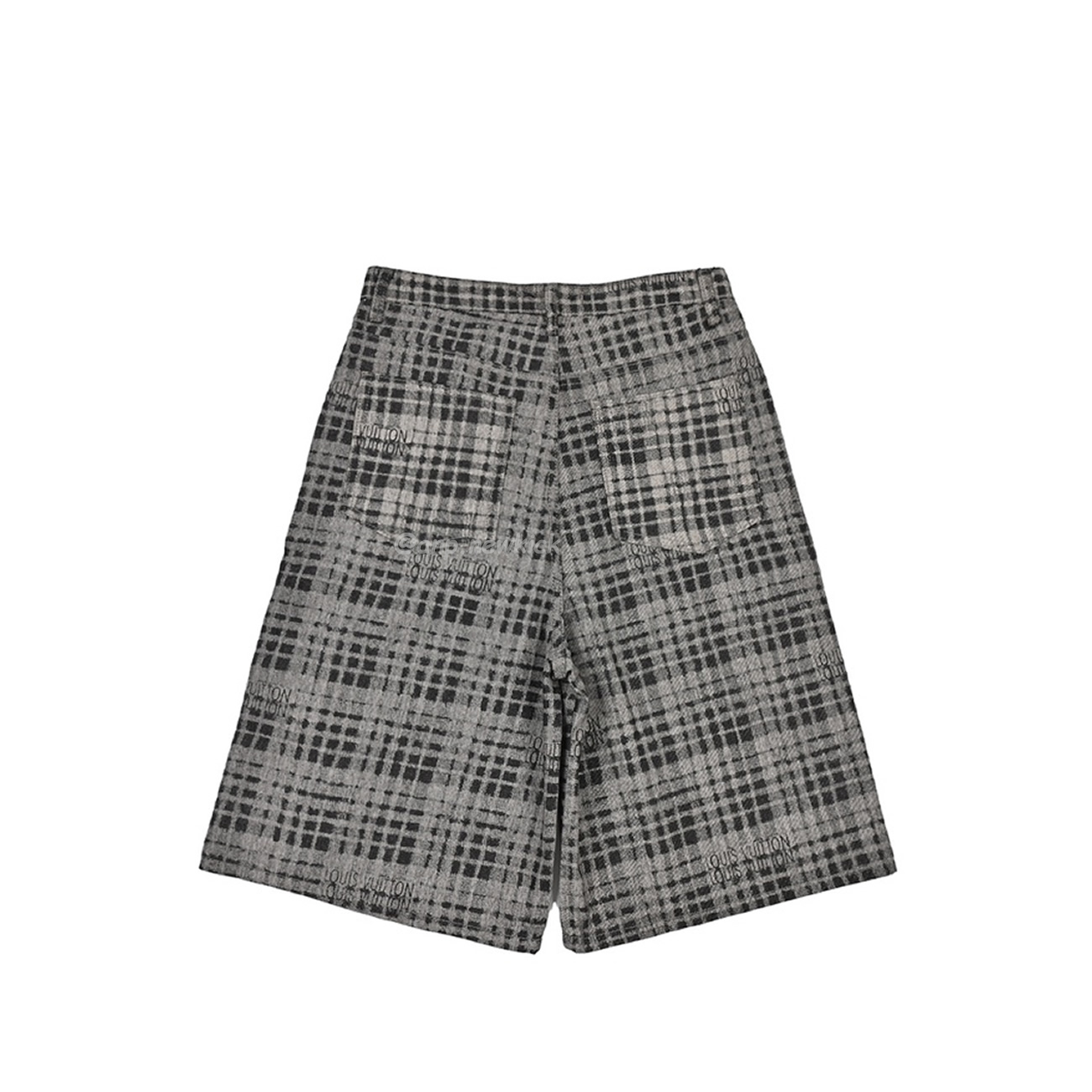 Louis Vuitton 1v 24ss Grey Checkerboard Printed Denim Shorts (5) - www.kitistry.com Louis Vuitton 1v 24ss Grey Checkerboard Printed Denim Shorts (5) - www.kitistry.com
