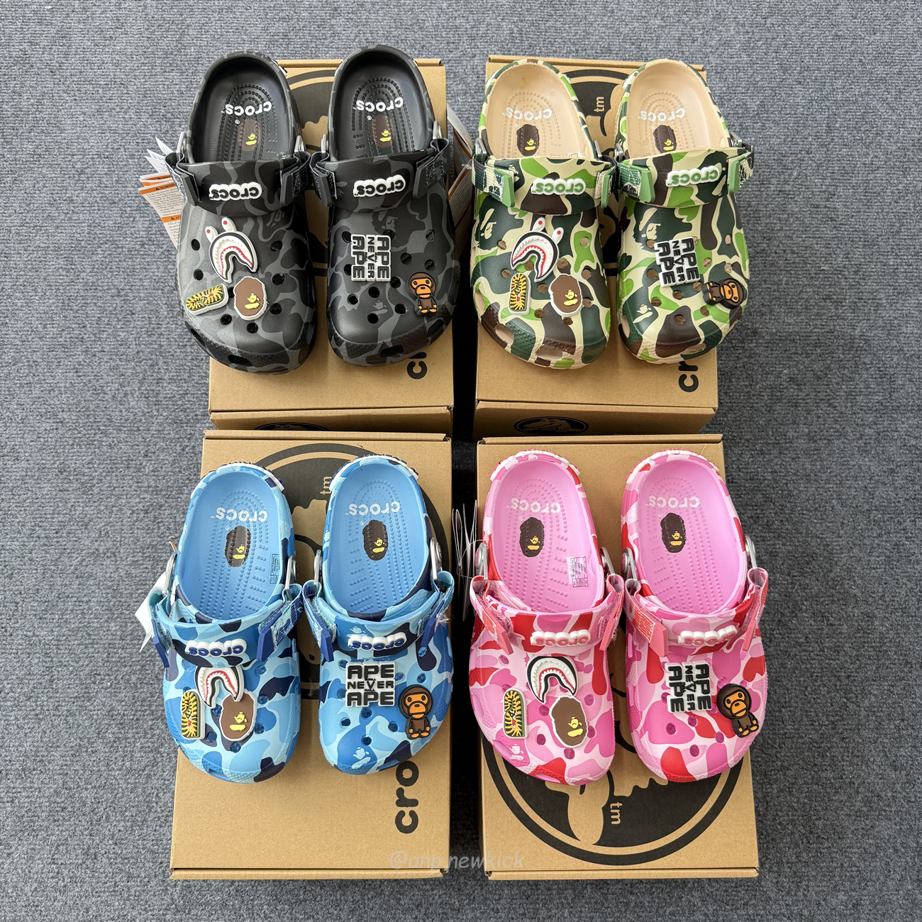 Crocs Classic Clog A Bathing Ape Abc Camo Blue Green Pink Black 209627 4tb (7) - www.kitistry.com Crocs Classic Clog A Bathing Ape Abc Camo Blue Green Pink Black 209627 4tb (7) - www.kitistry.com