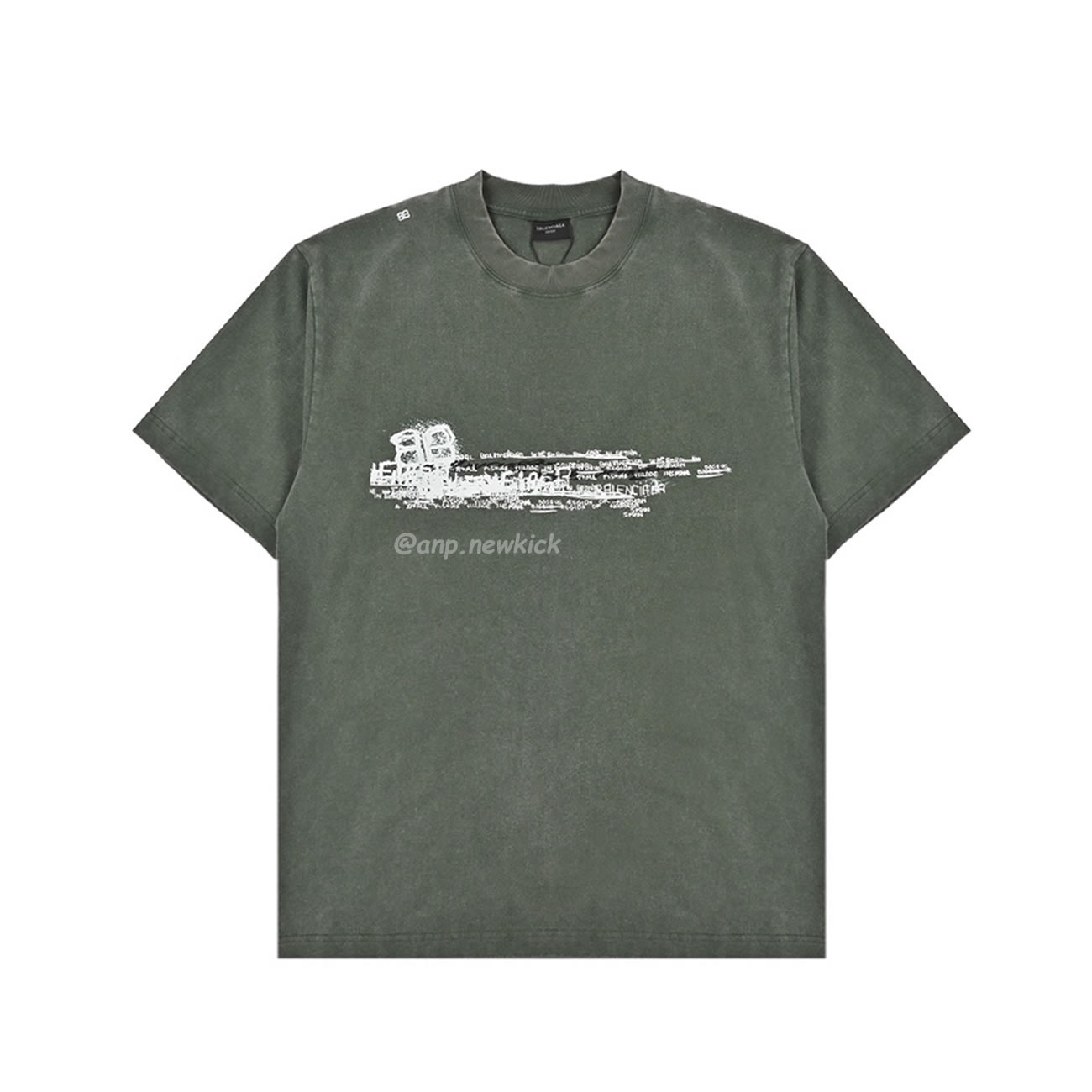 Balenciaga 24ss Graffiti Letter Stir Fried Snowflake Short Sleeved T Shirt (7) - www.kitistry.com Balenciaga 24ss Graffiti Letter Stir Fried Snowflake Short Sleeved T Shirt (7) - www.kitistry.com