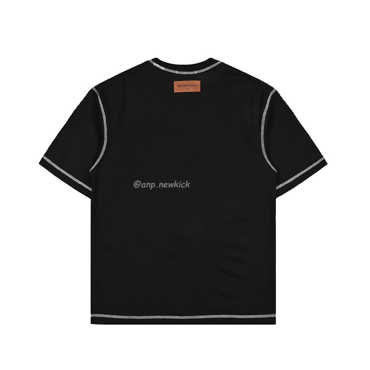 Louis Vuitton 24ss Stitching Cursive Embroidery Letters, Short Sleeves T Shirt (3) - www.kitistry.com Louis Vuitton 24ss Stitching Cursive Embroidery Letters, Short Sleeves T Shirt (3) - www.kitistry.com