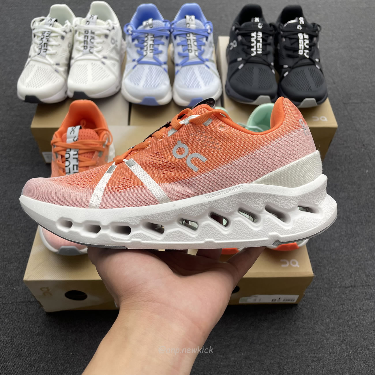 On Running Cloudsurfer Creek Flame Heather White Frost Black 3md10421071 (16) - www.kitistry.com