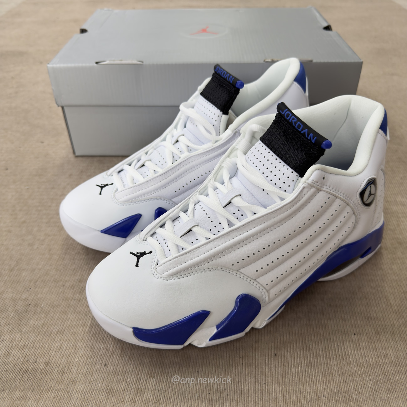 Air Jordan 14 Retro White Hyper Royal 487471 104 (3) - www.kitistry.com