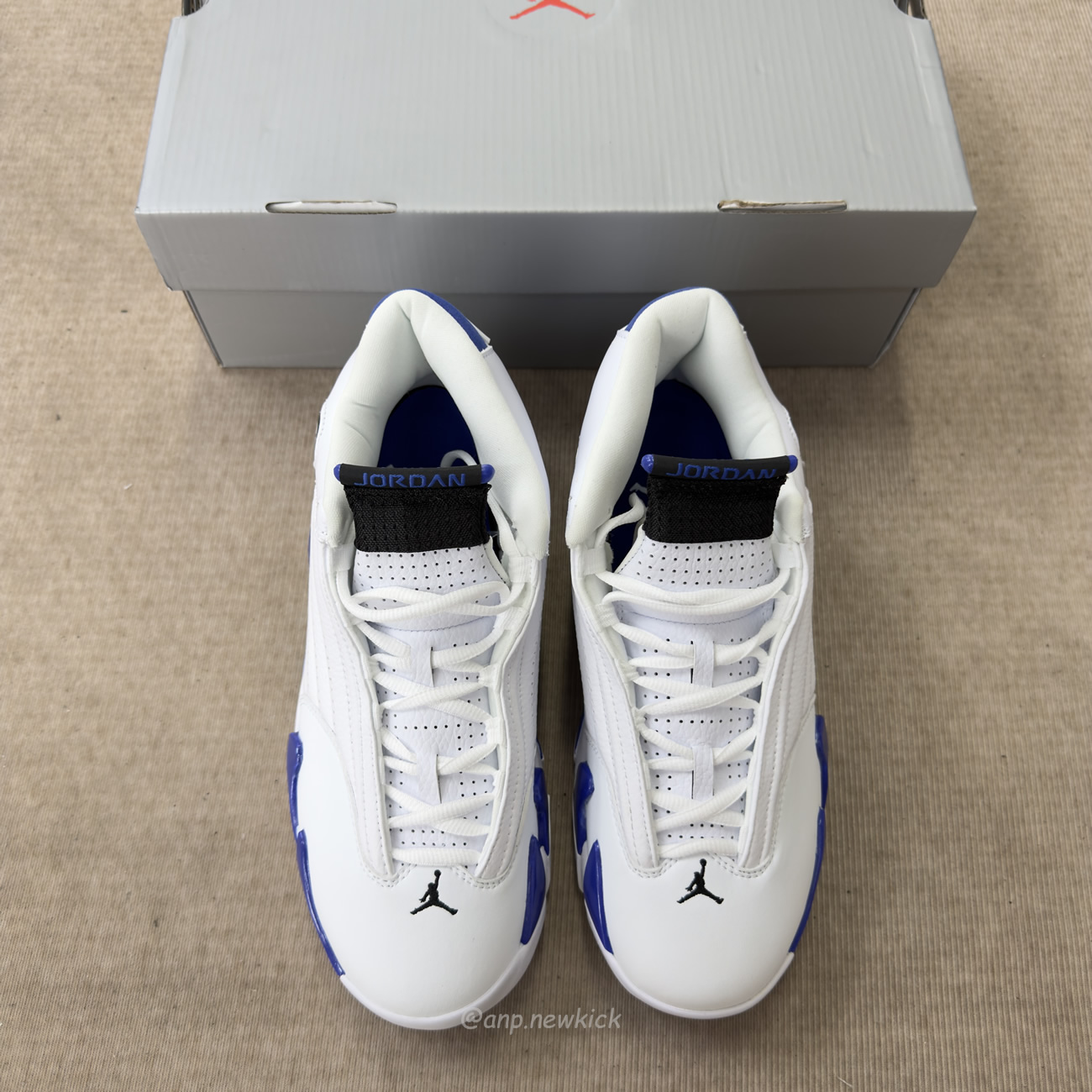 Air Jordan 14 Retro White Hyper Royal 487471 104 (5) - www.kitistry.com