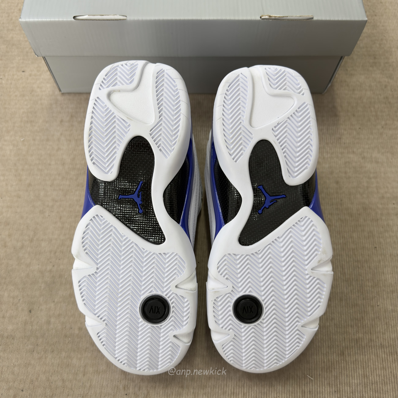 Air Jordan 14 Retro White Hyper Royal 487471 104 (7) - www.kitistry.com