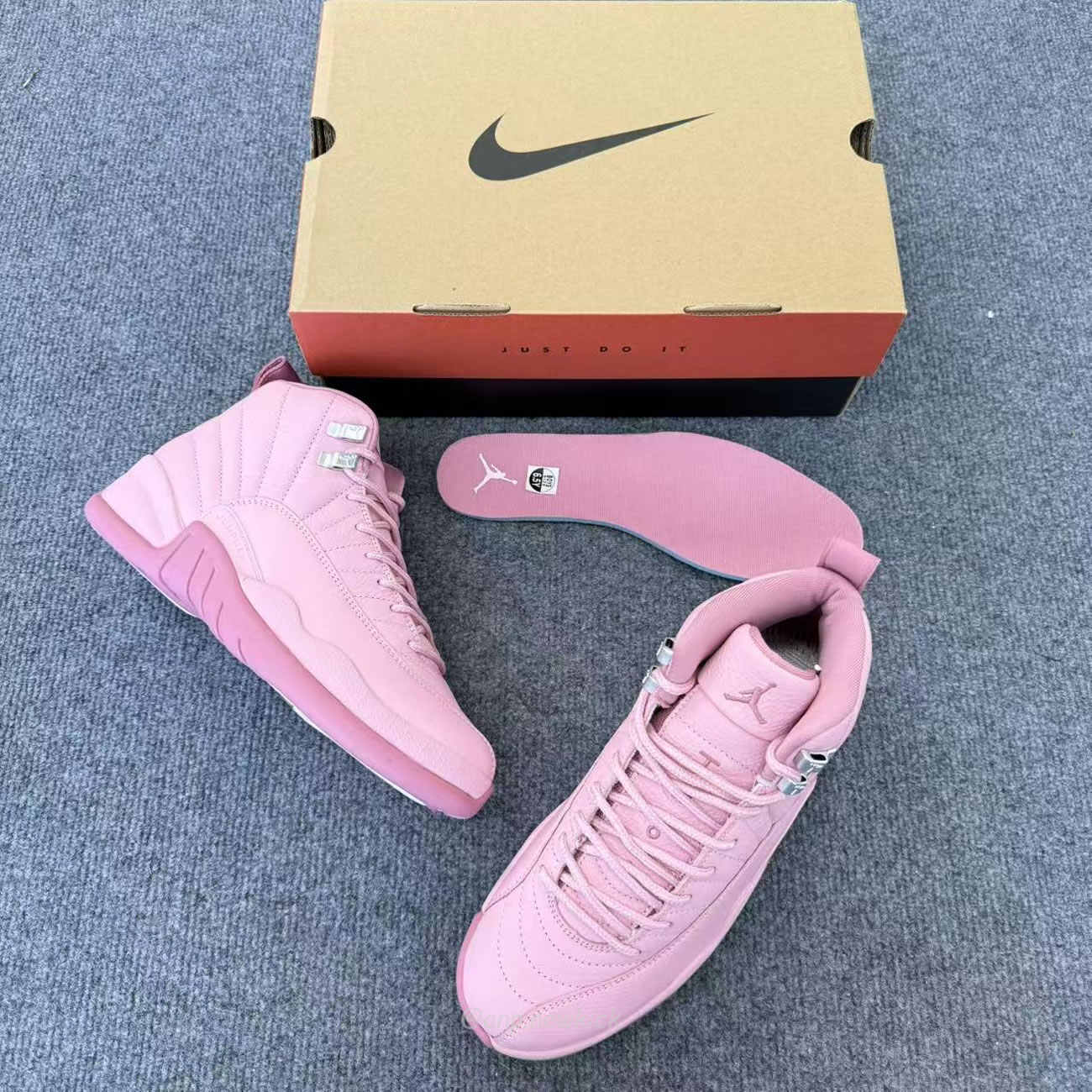 Air Jordan 12 Retropearl Pink Gs 510815 600 (10) - www.kitistry.com