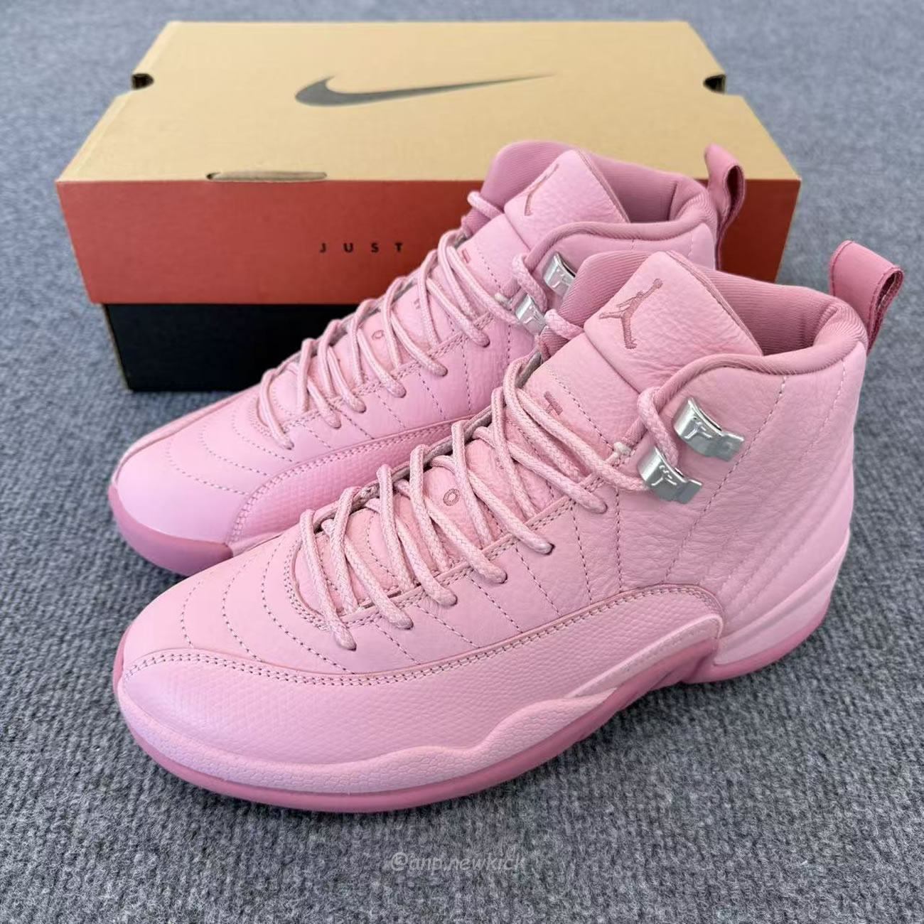 Air Jordan 12 Retropearl Pink Gs 510815 600 (4) - www.kitistry.com