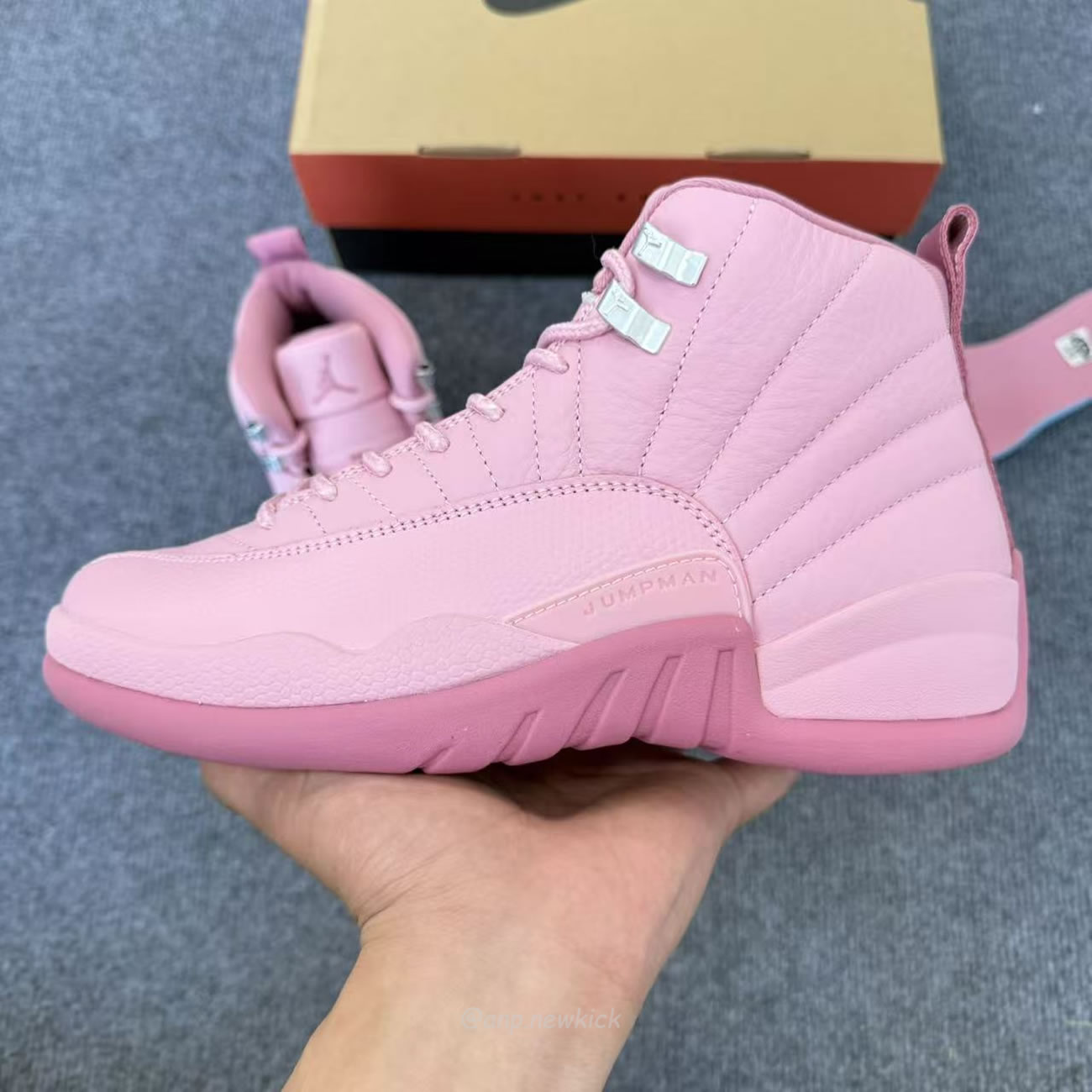 Air Jordan 12 Retropearl Pink Gs 510815 600 (8) - www.kitistry.com
