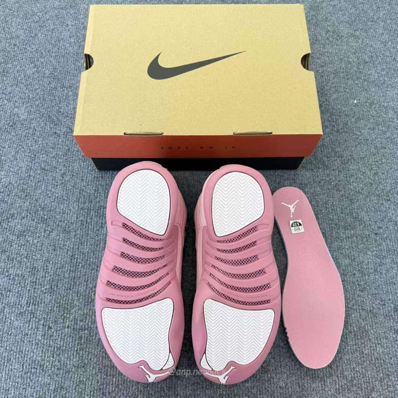 Air Jordan 12 Retropearl Pink Gs 510815 600 (9) - www.kitistry.com