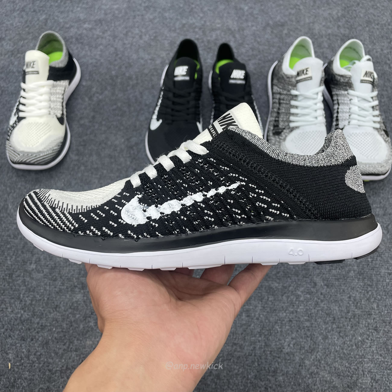 Nike Free 4.0 Flyknit White Black 631050 100 (10) - www.kitistry.com Nike Free 4.0 Flyknit White Black 631050 100 (10) - www.kitistry.com