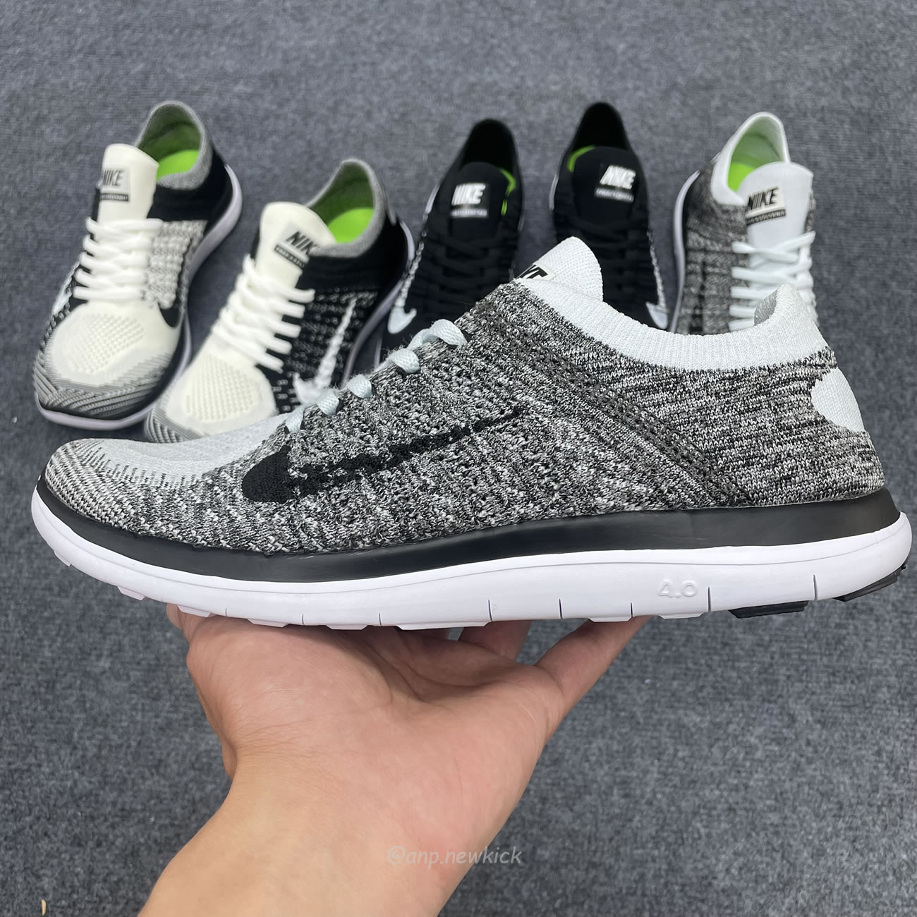 Nike Free 4.0 Flyknit White Black 631050 100 (9) - www.kitistry.com Nike Free 4.0 Flyknit White Black 631050 100 (9) - www.kitistry.com