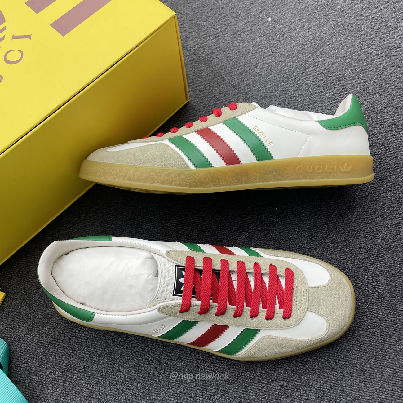 Adidas X Gucci Gazelle White Green Red 726487 Aaa43 9547 (5) - www.kitistry.com Adidas X Gucci Gazelle White Green Red 726487 Aaa43 9547 (5) - www.kitistry.com