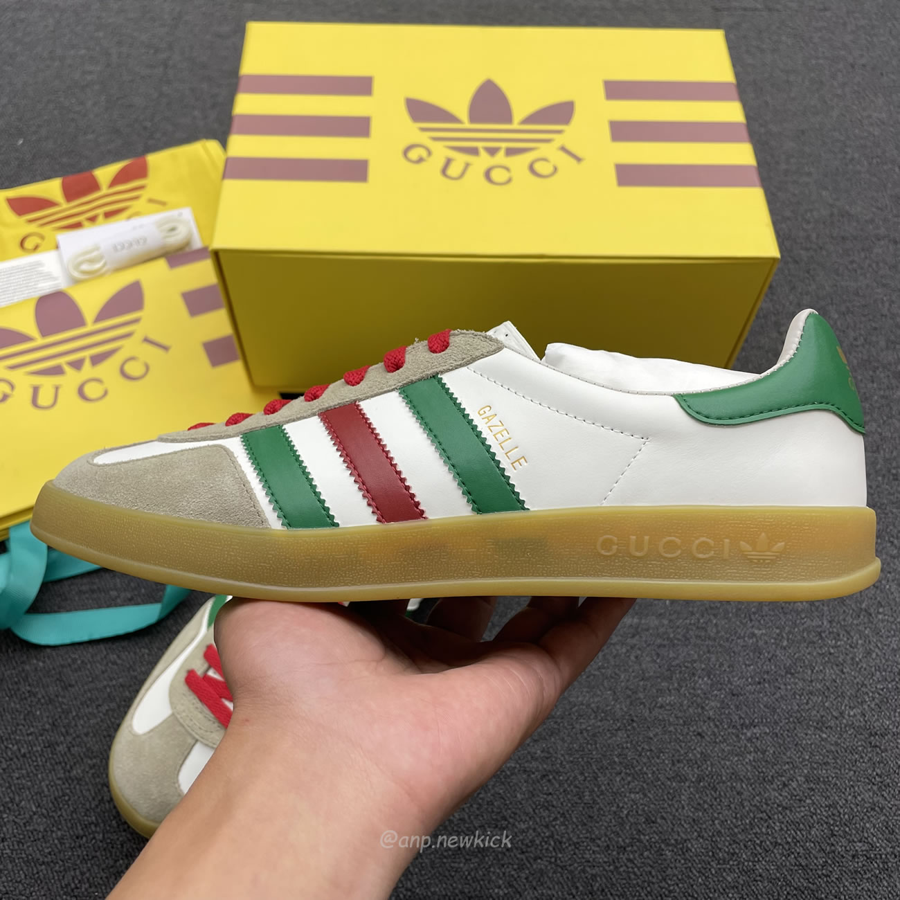 Adidas X Gucci Gazelle White Green Red 726487 Aaa43 9547 (7) - www.kitistry.com Adidas X Gucci Gazelle White Green Red 726487 Aaa43 9547 (7) - www.kitistry.com
