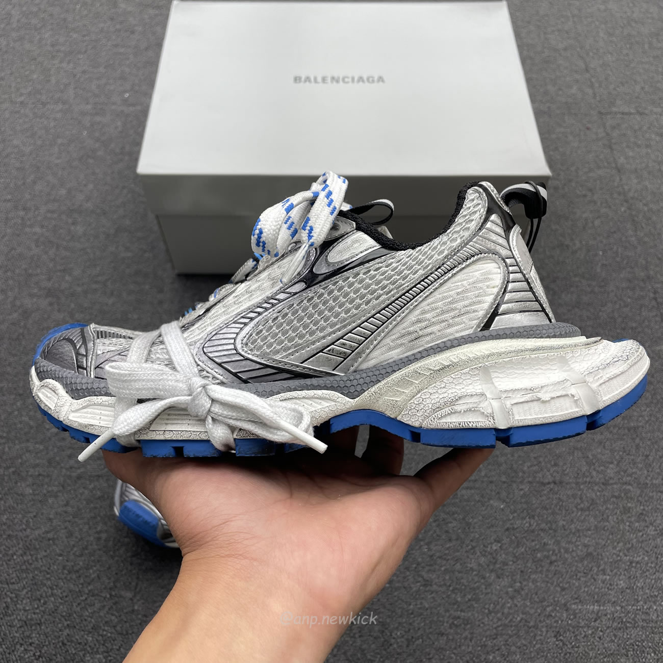 Balenciaga 3xl Trainer Grey White Blue 734731 W3xl7 1214 (3) - www.kitistry.com Balenciaga 3xl Trainer Grey White Blue 734731 W3xl7 1214 (3) - www.kitistry.com