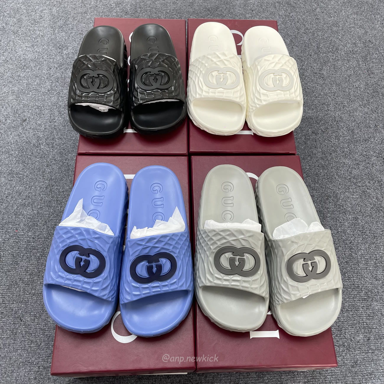 Gucci Slide Sandal Interlocking G Water Ripples 770801 J8710 1000 (7) - www.kitistry.com Gucci Slide Sandal Interlocking G Water Ripples 770801 J8710 1000 (7) - www.kitistry.com