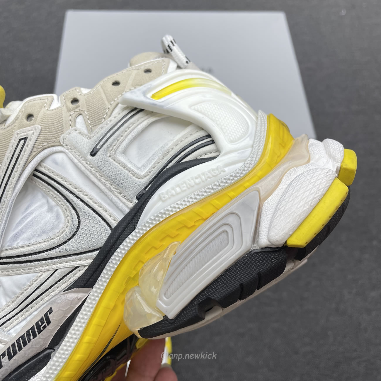 Balenciaga Runner Nylon Grey White Yellow Womens 772774 W3rny 9170 (4) - www.kitistry.com Balenciaga Runner Nylon Grey White Yellow Womens 772774 W3rny 9170 (4) - www.kitistry.com
