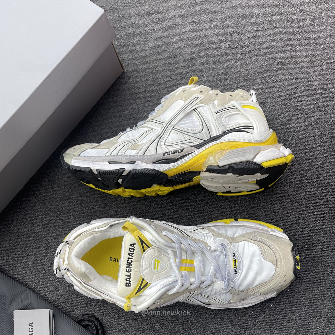 Balenciaga Runner Nylon Grey White Yellow Womens 772774 W3rny 9170 (6) - www.kitistry.com Balenciaga Runner Nylon Grey White Yellow Womens 772774 W3rny 9170 (6) - www.kitistry.com