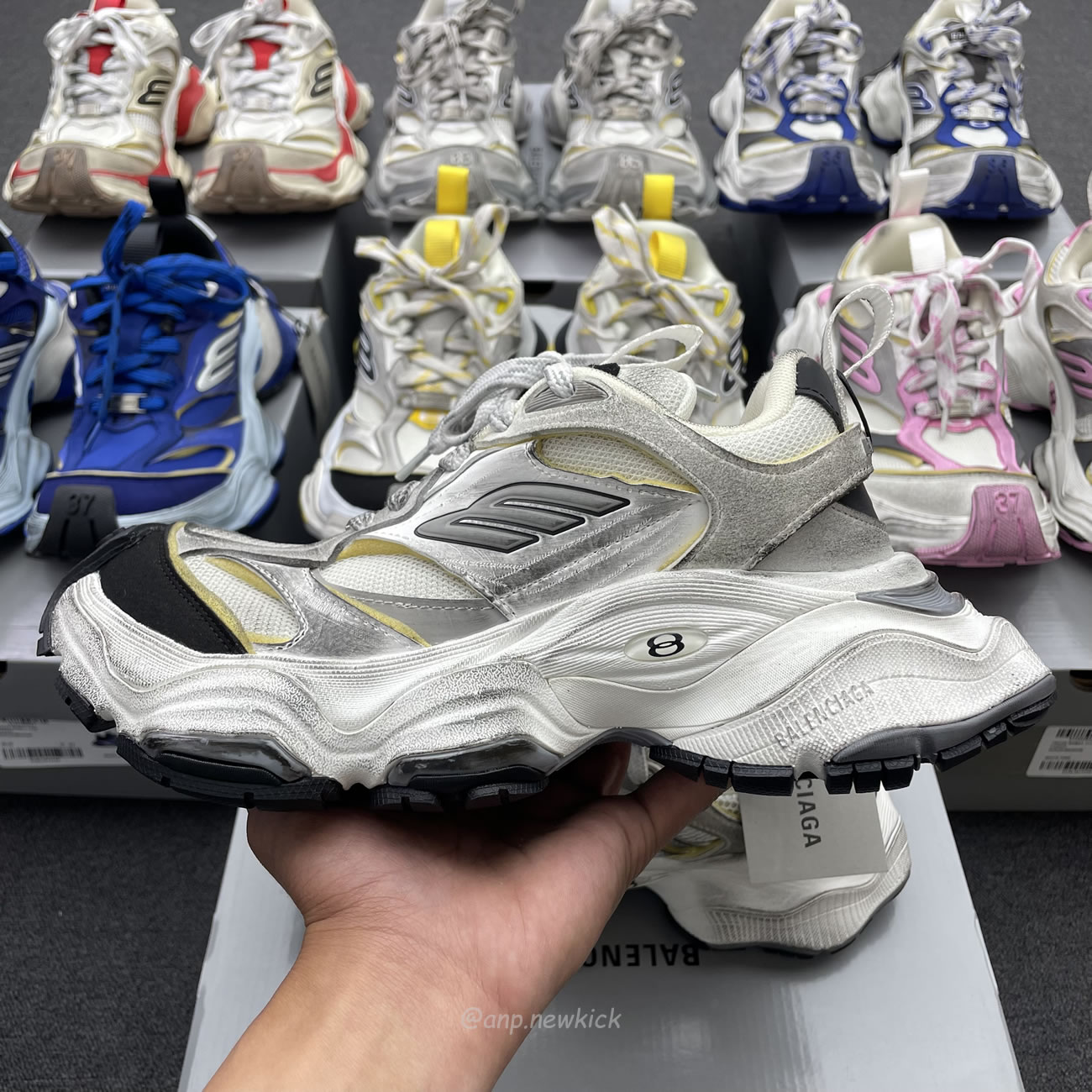 Balenciaga Cargo Sneaker Grey Black Yellow White Gery Pink Yellow Blue Red (womens) 784341 W2mv6 0328 (14) - www.kitistry.com Balenciaga Cargo Sneaker Grey Black Yellow White Gery Pink Yellow Blue Red (womens) 784341 W2mv6 0328 (14) - www.kitistry.com
