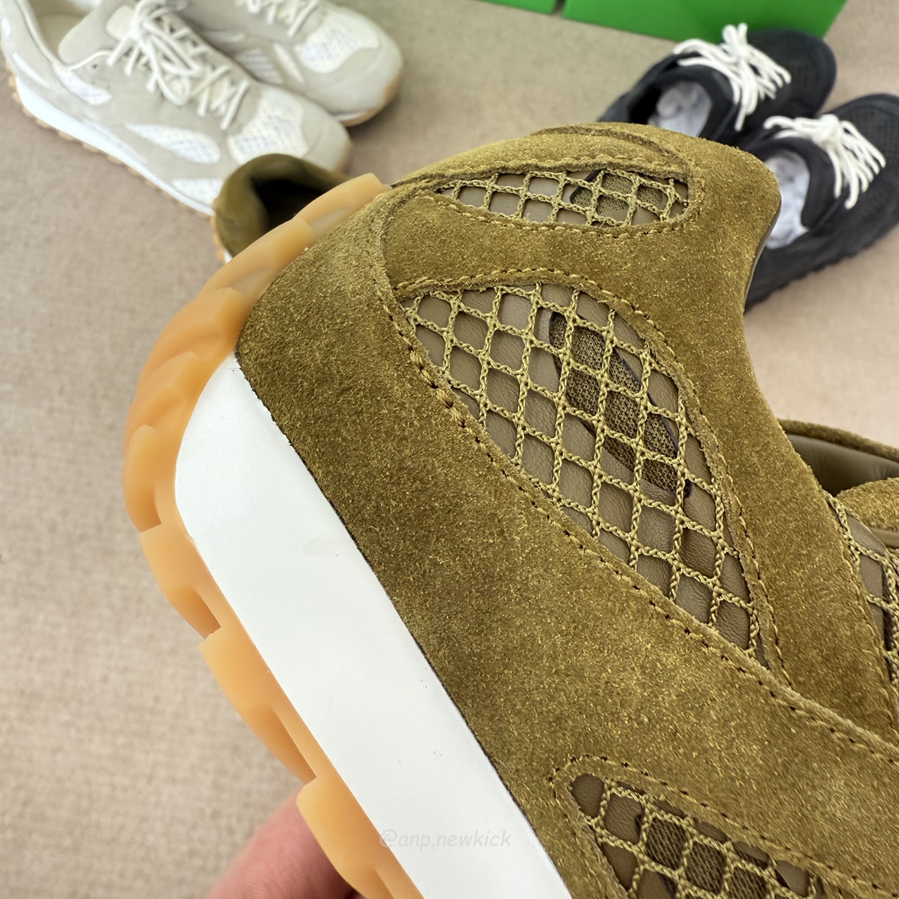 Bottega Veneta Orbit Olive Oil Black Gray 797306 V4je1 3310 (10) - www.kitistry.com