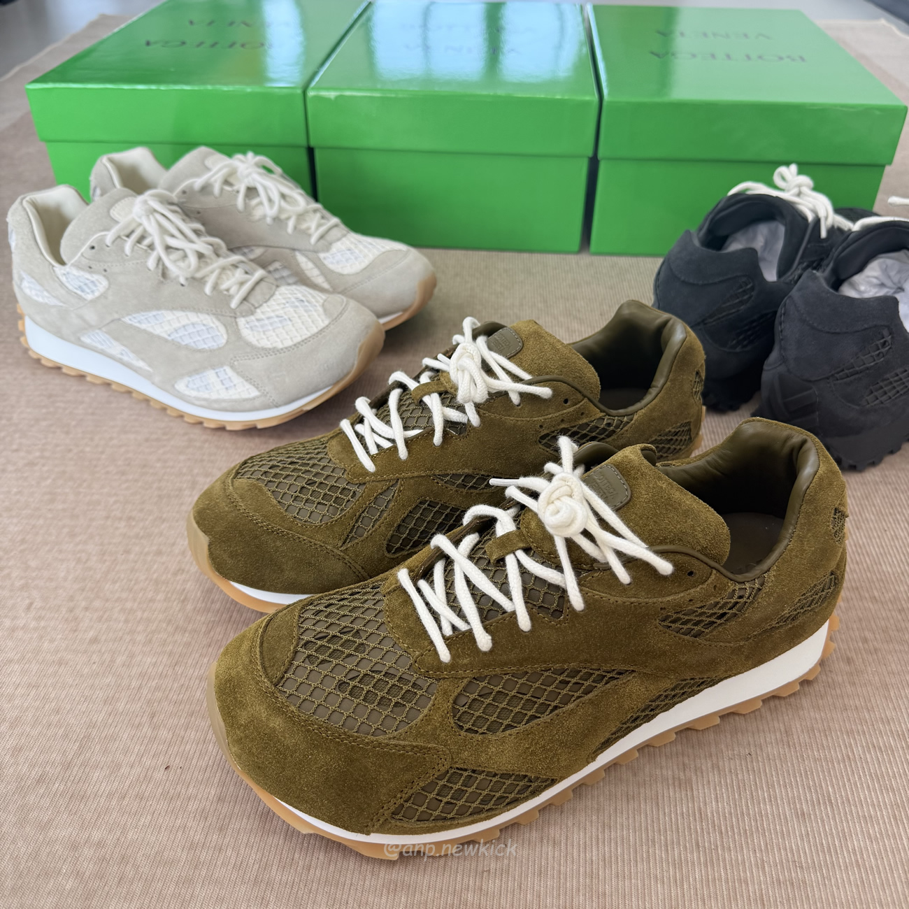 Bottega Veneta Orbit Olive Oil Black Gray 797306 V4je1 3310 (15) - www.kitistry.com