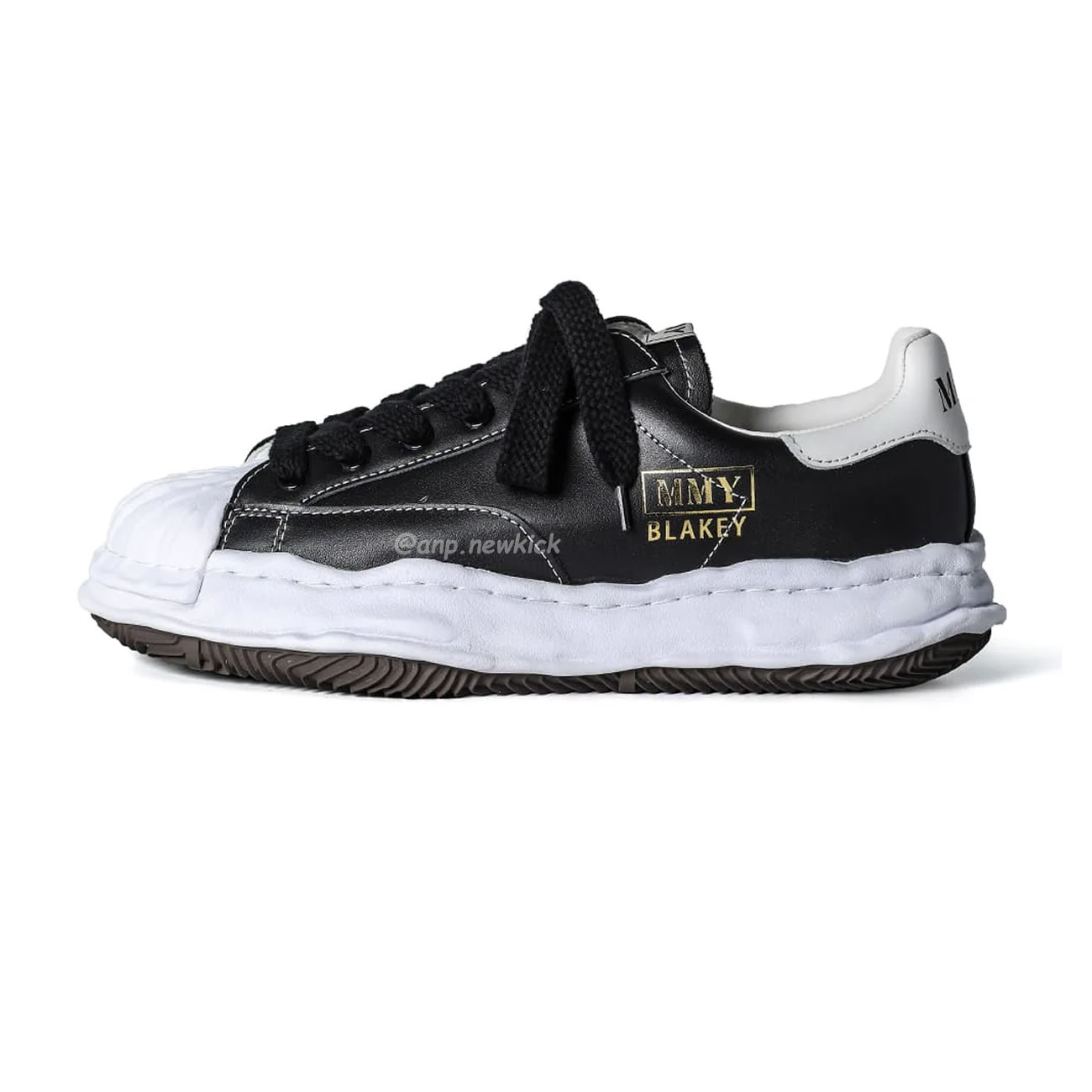 Maison Mihara Yasuhiro Blakey Og Sole Leather Low Black A06fw702 (1) - www.kitistry.com Maison Mihara Yasuhiro Blakey Og Sole Leather Low Black A06fw702 (1) - www.kitistry.com
