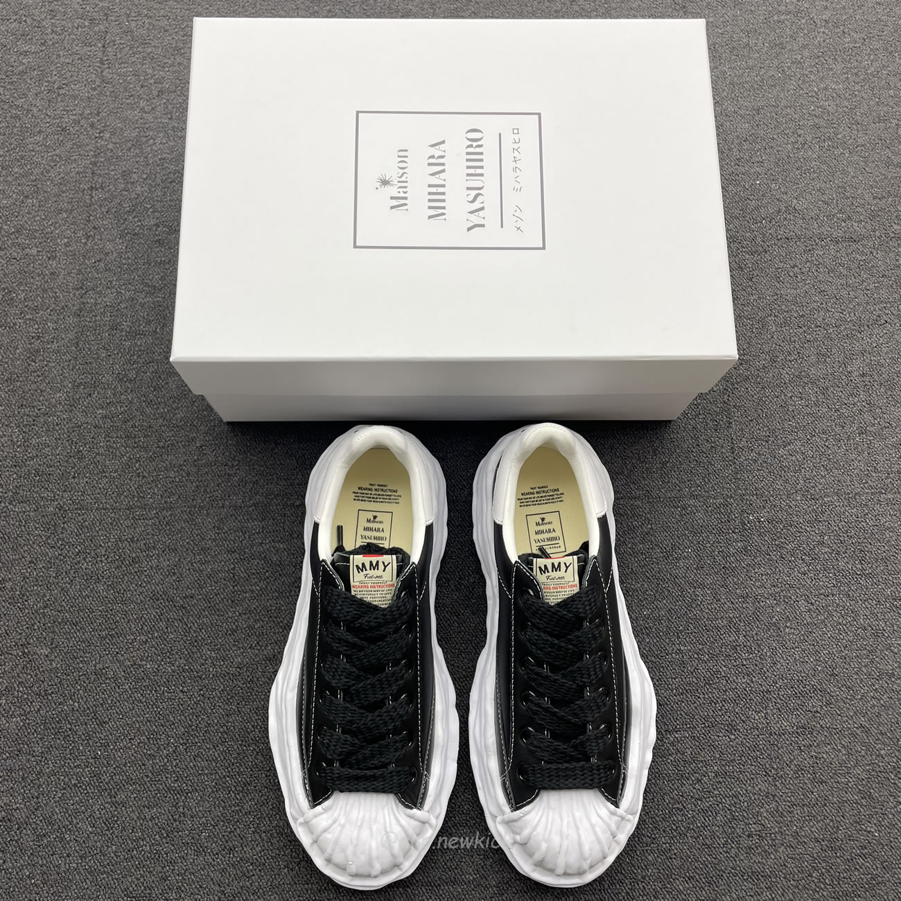 Maison Mihara Yasuhiro Blakey Og Sole Leather Low Black A06fw702 (3) - www.kitistry.com Maison Mihara Yasuhiro Blakey Og Sole Leather Low Black A06fw702 (3) - www.kitistry.com