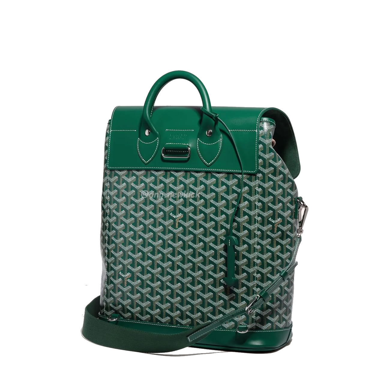 Goyard Artois Alpin Medium Backpack Blacknatural Black Grey Navy Green (30) - www.kitistry.com