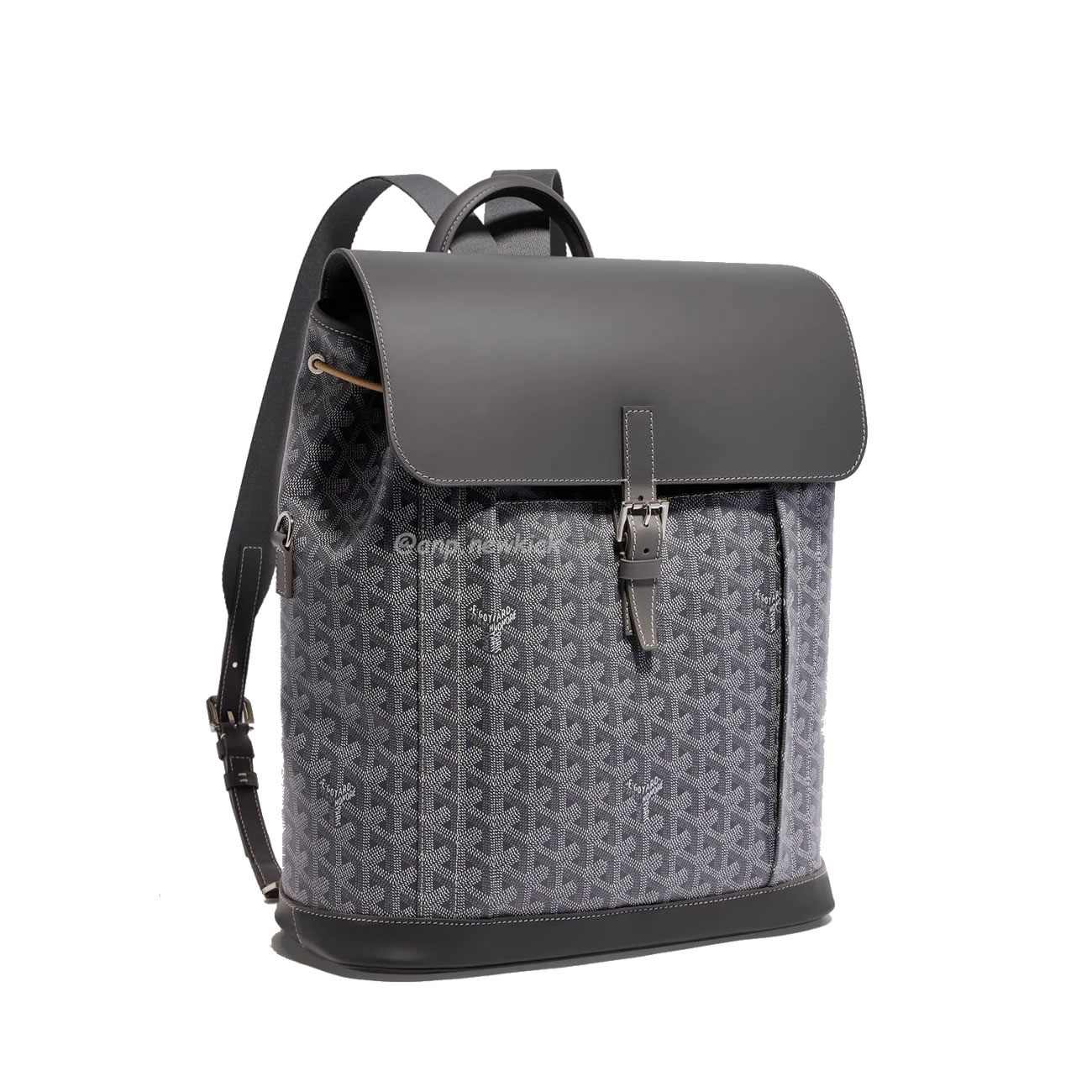 Goyard Artois Alpin Medium Backpack Blacknatural Black Grey Navy Green (9) - www.kitistry.com